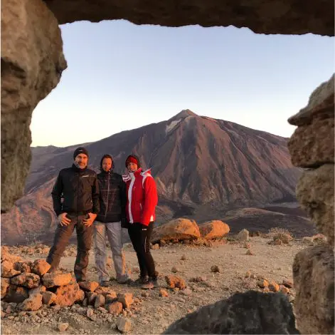 cumbre de Montaña Guajara
